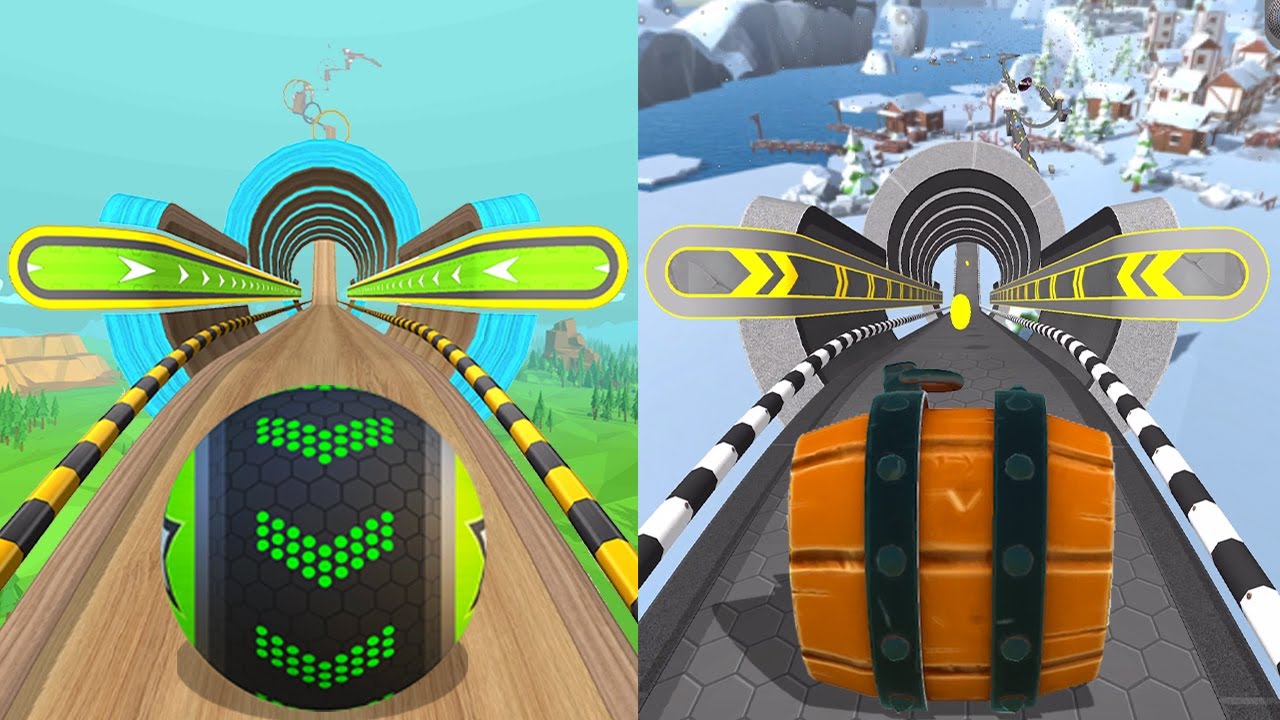 📛 Going Balls VS Rolling Ball Sky Escape, Rolling Balance Ball, Space Rolling Balls, Action Balls