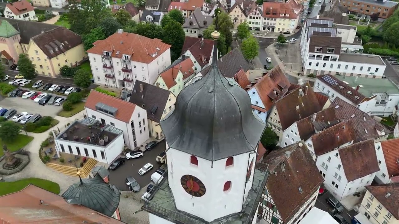 Charming German Countryside Drone View | 4K Aerial Footage