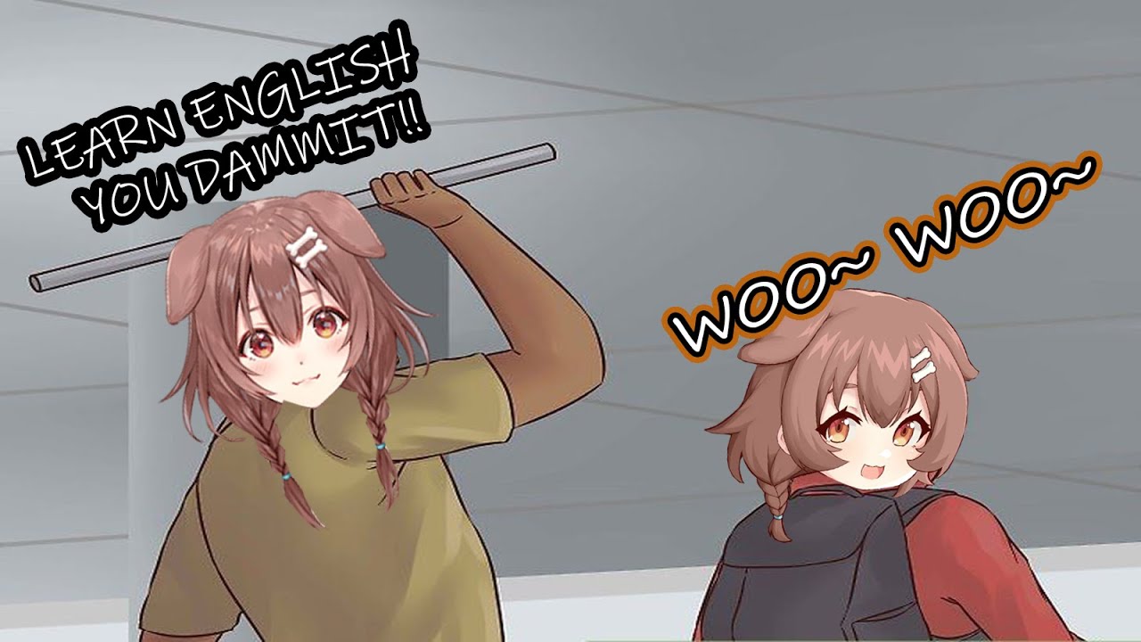 Korone regrets she didn't study English when she's a child [hololive]
