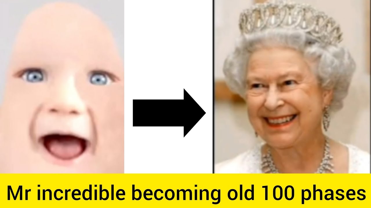 Mr incredible becoming old 100 phases