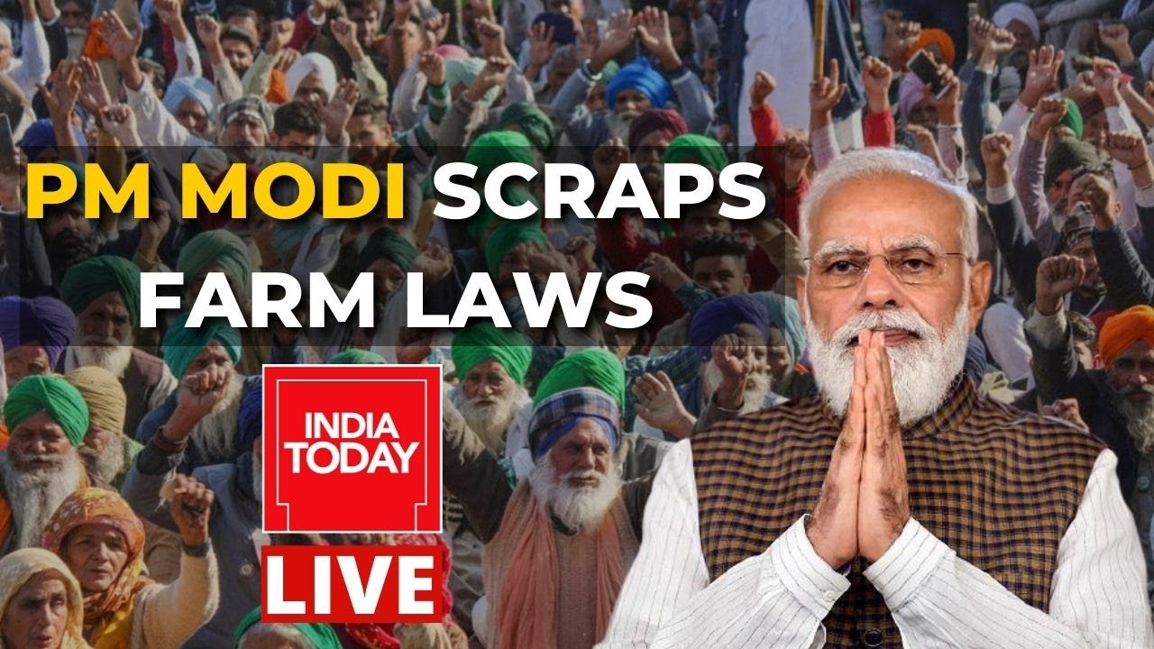 PM Modi Withdraws 3 Farm Laws; Urges Farmers To Return Home | Breaking News Live |India Today