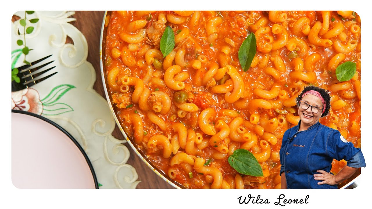 MACARRÃO COM ATUM EM UMA PANELA SÓ: FÁCIL E CHEIO DE SABOR - Wilza Leonel