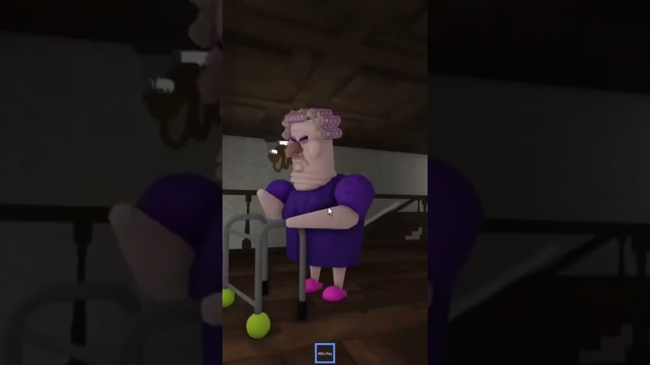 Grumpy Gran Jumpscare, Roblox Grump Gran #roblox #shorts