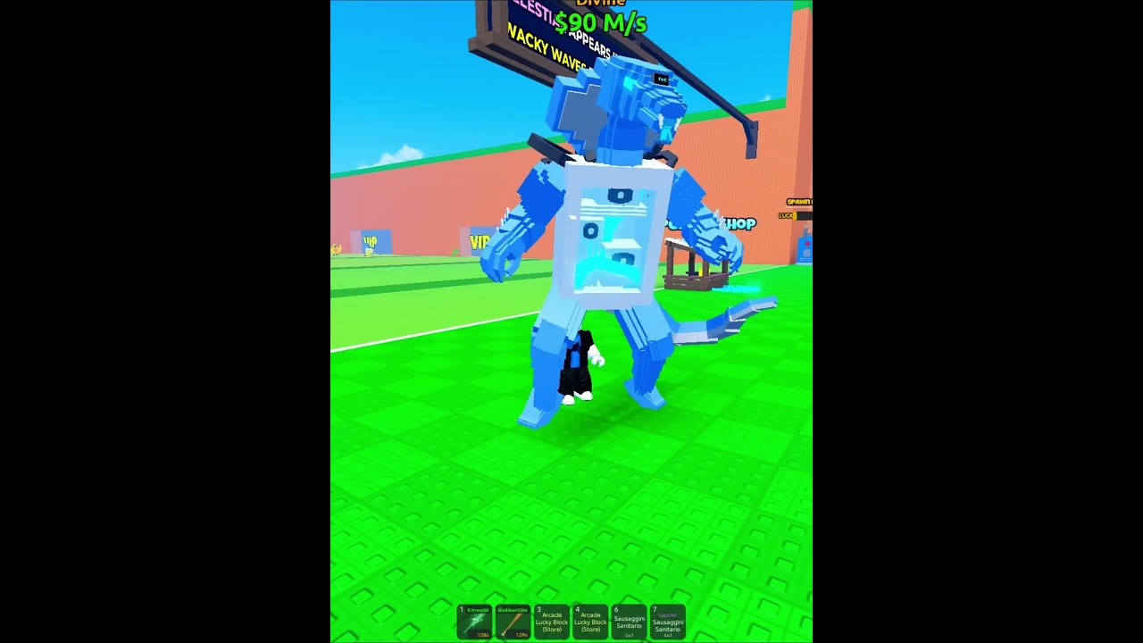 This New Arcade Lucky Block Is Scam 😭  #roblox#escapetsunamiforbrainrots #usa