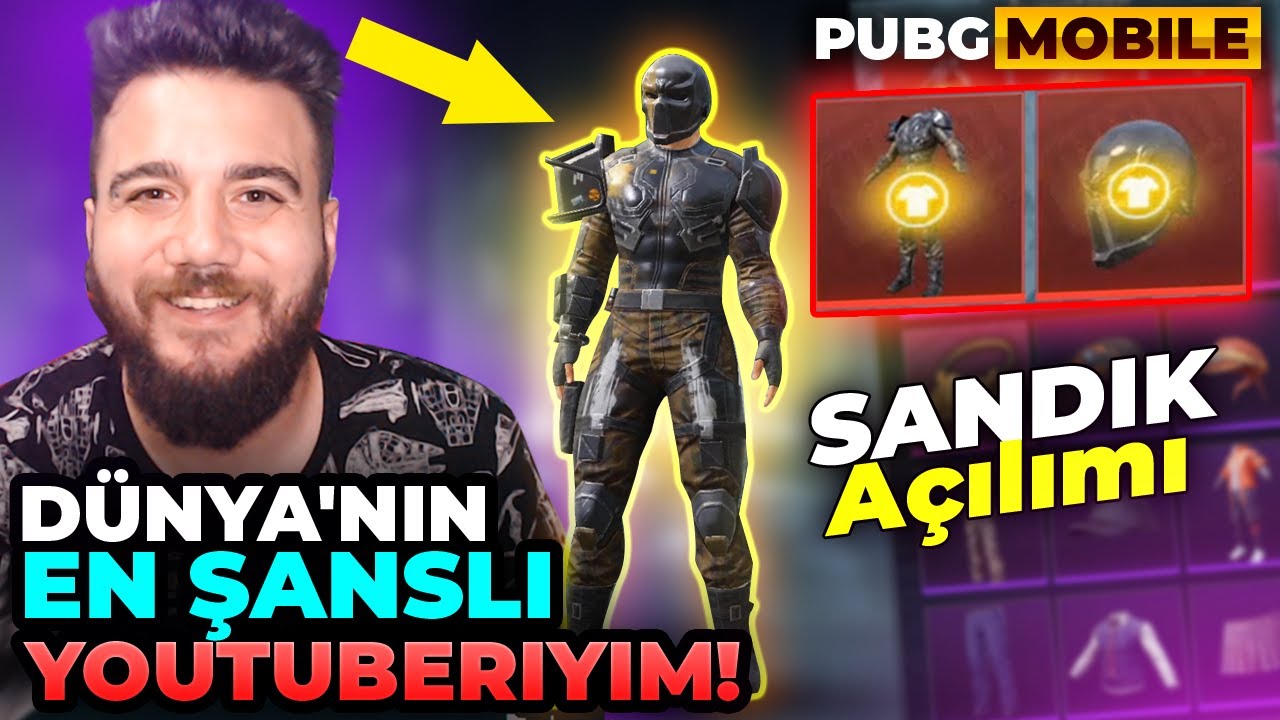 DÜNYA'NIN EN ŞANSLI YOUTUBERIYIM! PUBG Mobile Sandık Açılımı w Tugay Gök