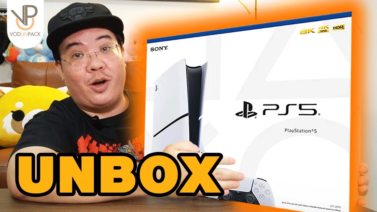 [UNBOX] แกะกล่อง Playstation 5 Slim พร้อมเปรียบเทียบเล็กน้อย - By vodunpack