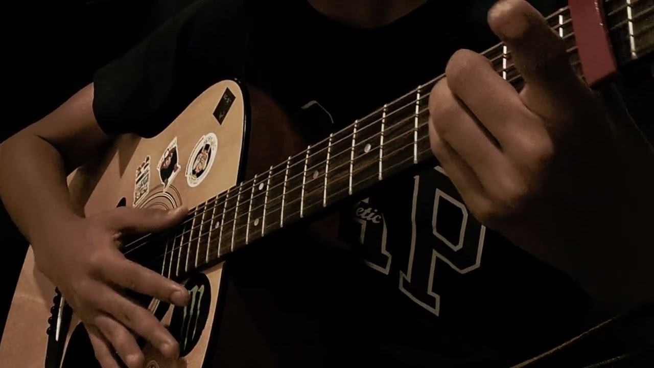 Shape Of You- Ed Sheeran guitar percussion cover/tutorial 