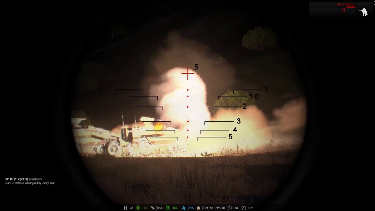 Arma 3 Wasteland (ARC server): closest ill get to being Rambo