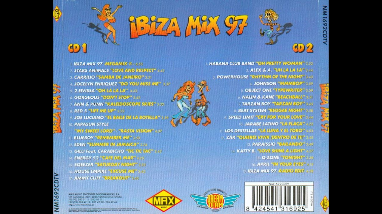 Ibiza Mix 97 CD 1 03 Carrilio Samba De Janeiro