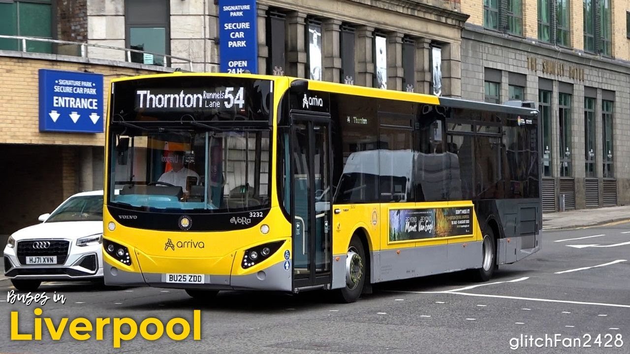 Buses in Liverpool, England 2025
