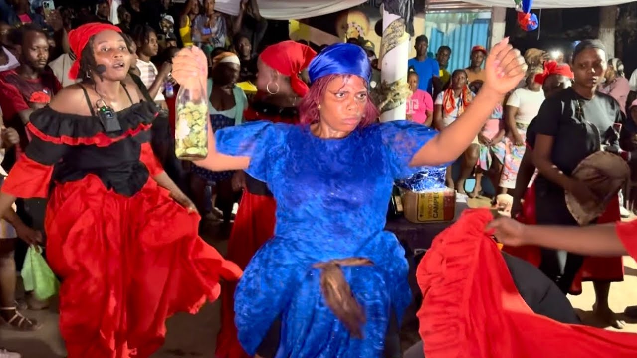 AGAROU MONTE MANBO CLODIA PANDAN LAP CHANTE NAN KORAL LA, LI MANDE MANCHÈT 