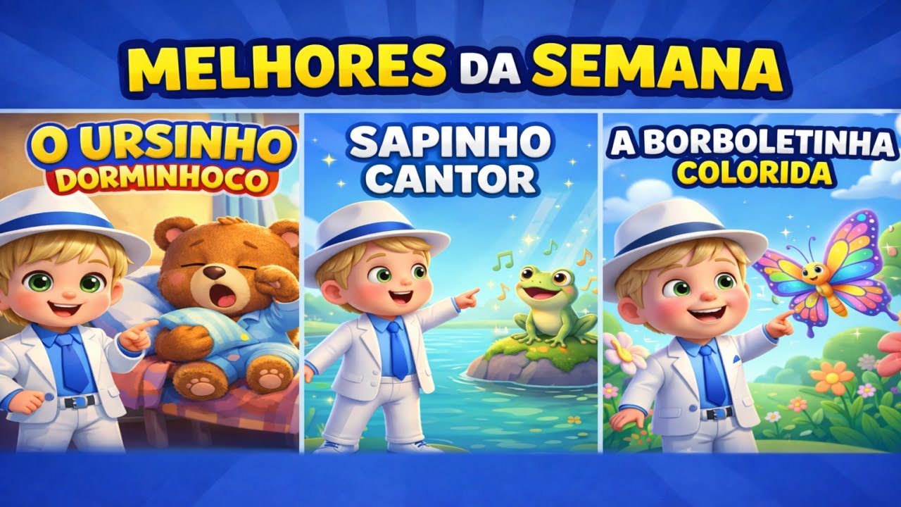 As Melhores da Semana | Músicas Infantis Divertidas para Bebês e Crianças