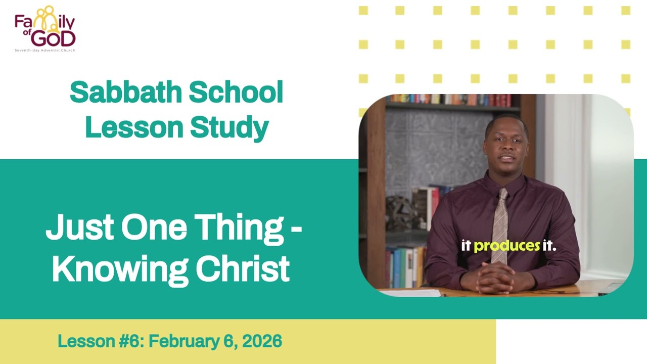 Sabbath School Lesson Summary: Lesson 6 (Friday)