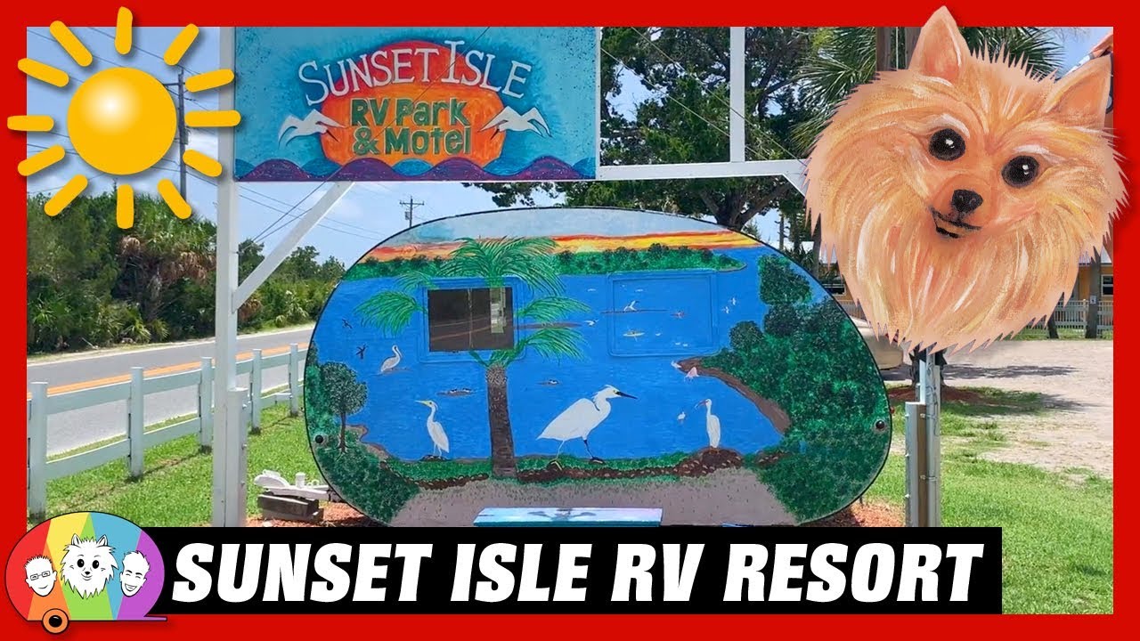 Sunset Isle RV Resort - Florida RV Campground Tour & Walkthrough - Cedar Key, FL - RV Life Full Time
