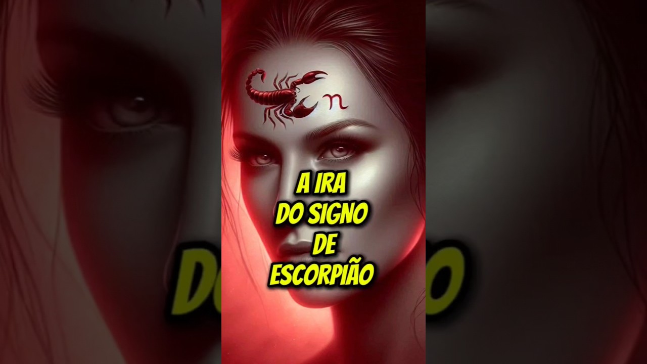 A IRA DO SIGNO DE ESCORPI&Atilde;O ♏ #signos #shorts #zodiaco #hor&oacute;scopo #astrologia #fy #escorpi&atilde;o