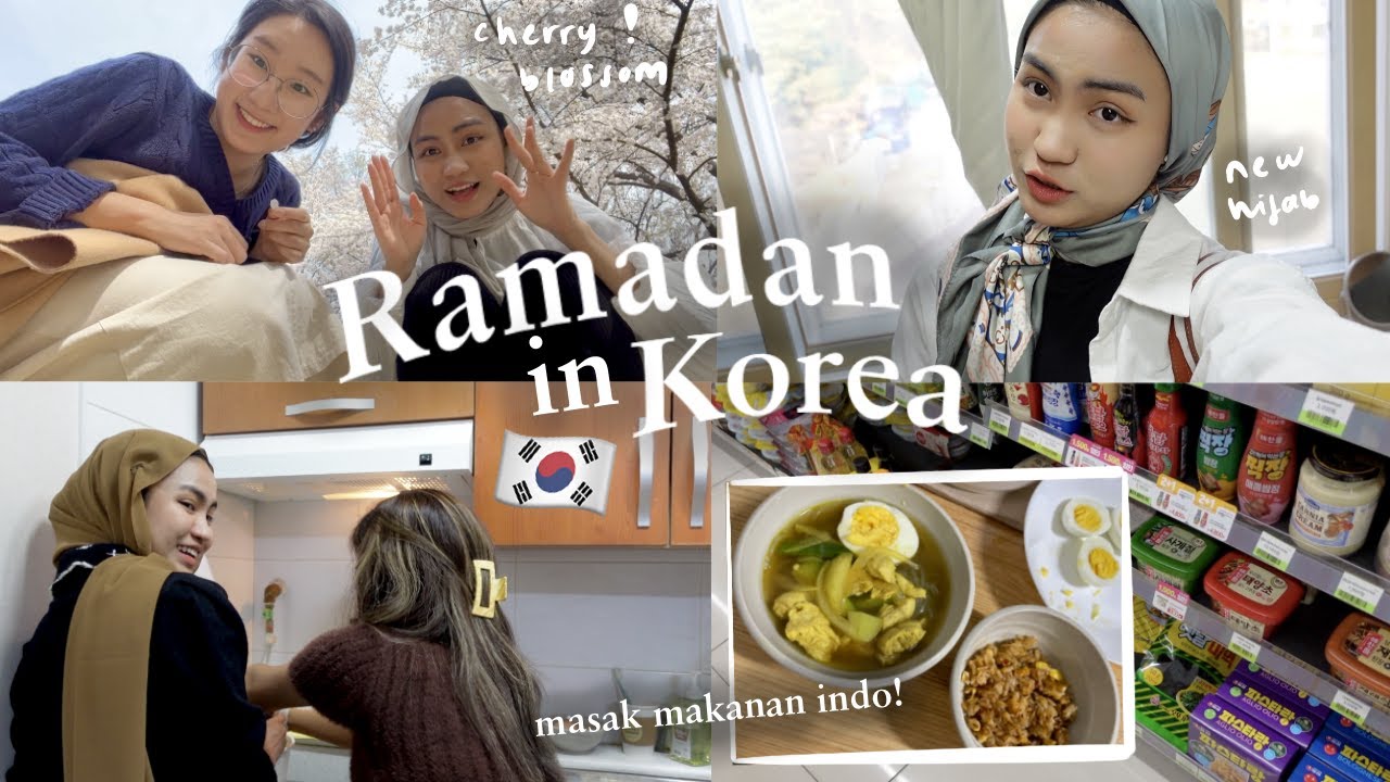 MINGGU PERTAMA PUASA! Buka Puasa Bareng Temen2🇰🇷, Masak Makanan Indo🇮🇩, etc. | Ramadan in Korea