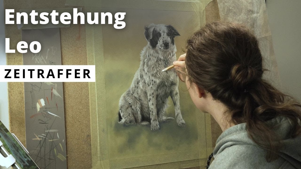 Pastellkunstwerk von Leo