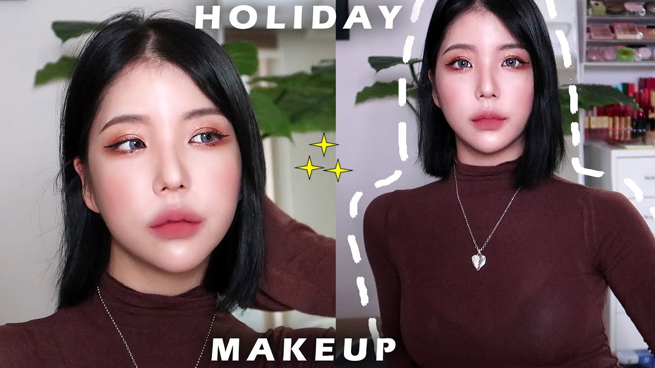 Eng✨연말엔 화려한메이크업 같이해요+인간관계,새해목표,아무말.../ holiday makeup- [쩡유]