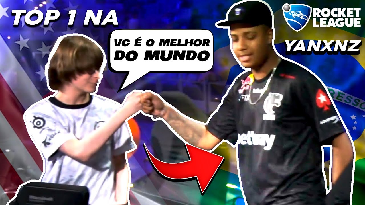 O DIA QUE O BRASIL HUMILHOU OS GRINGOS NO X1 DO ROCKET LEAGUE... (1v1 na RLCS)