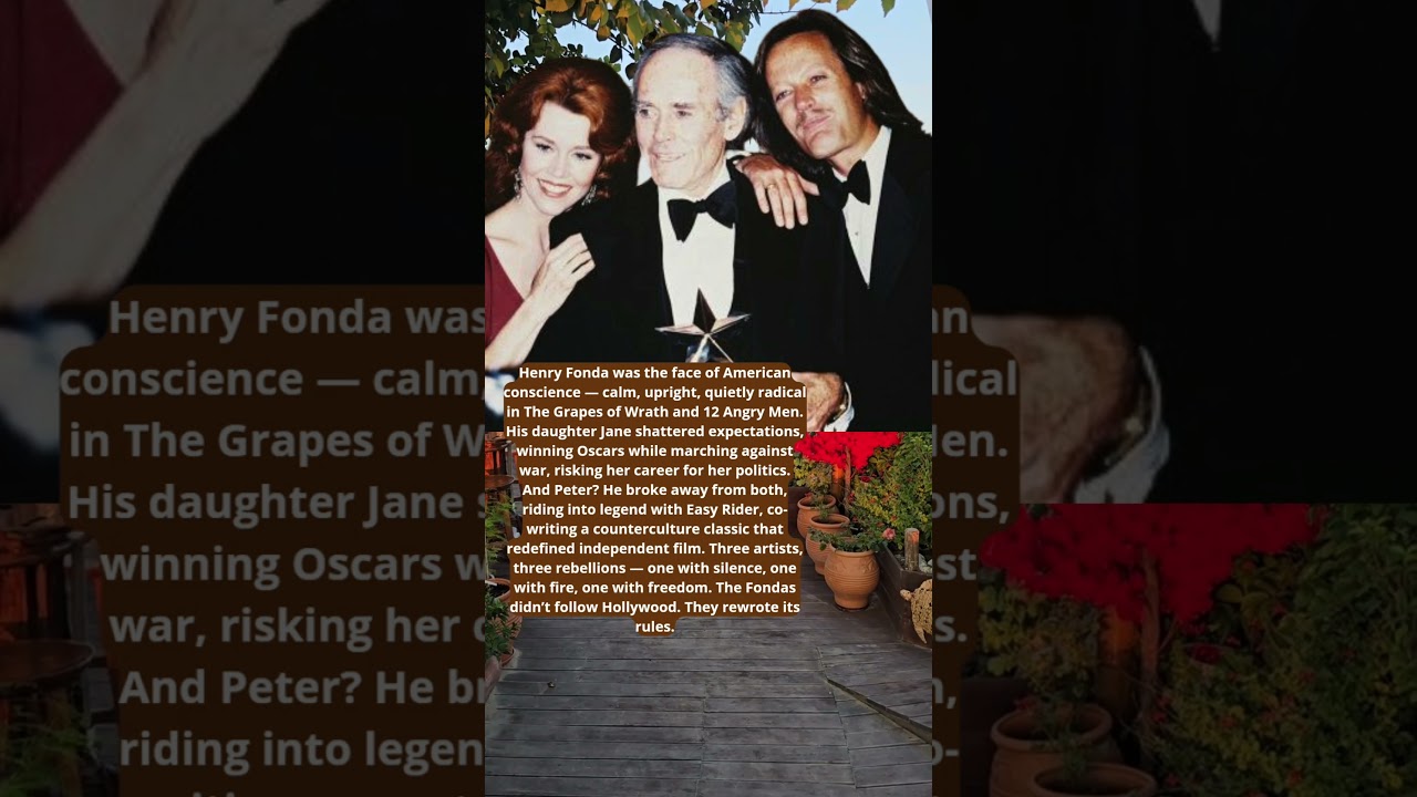 HENRY, JANE & PETER FONDA &mdash; A FAMILY THAT CHANGED HOLLYWOOD #facts #hollywood #history #love