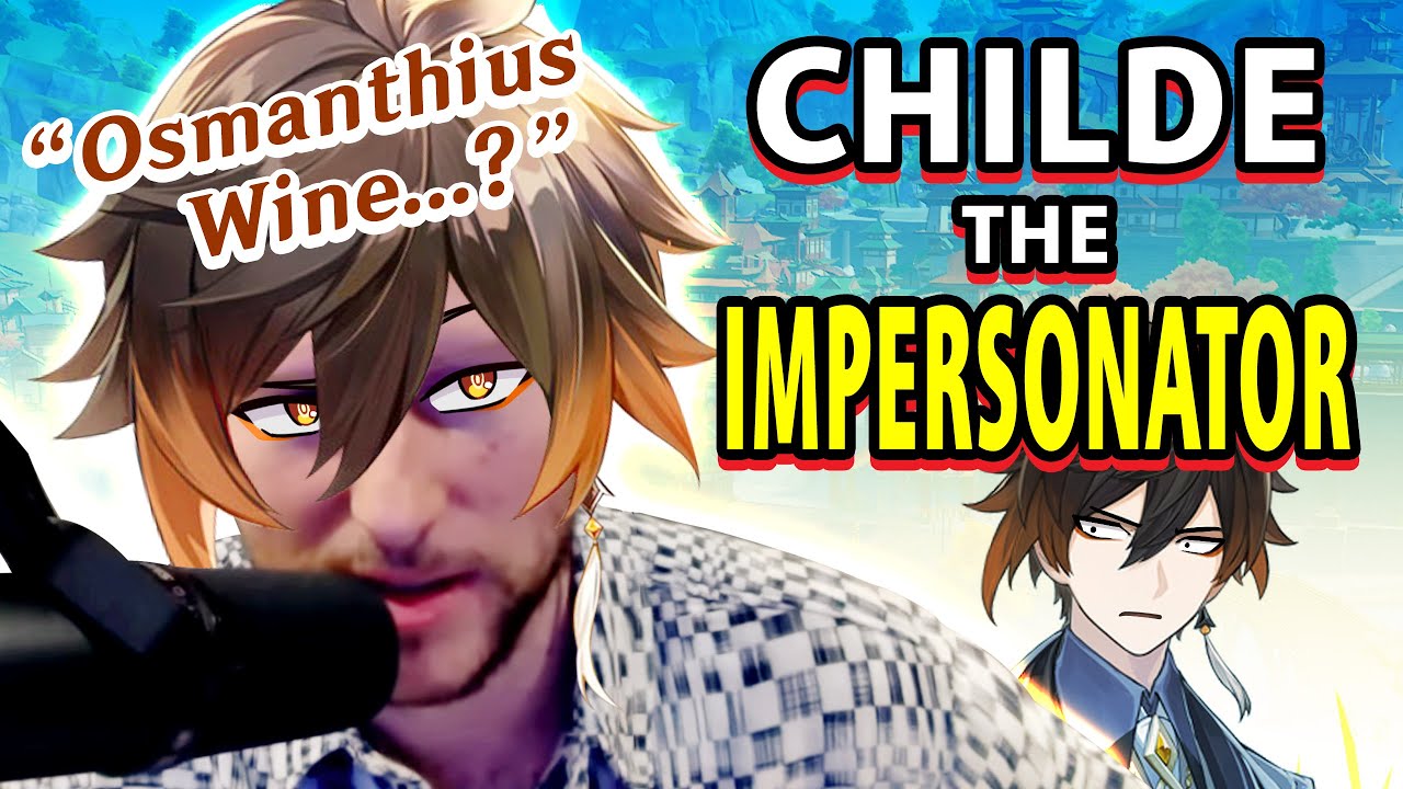 Childe's VA Griffin Burns Does Genshin Impact Character Impressions