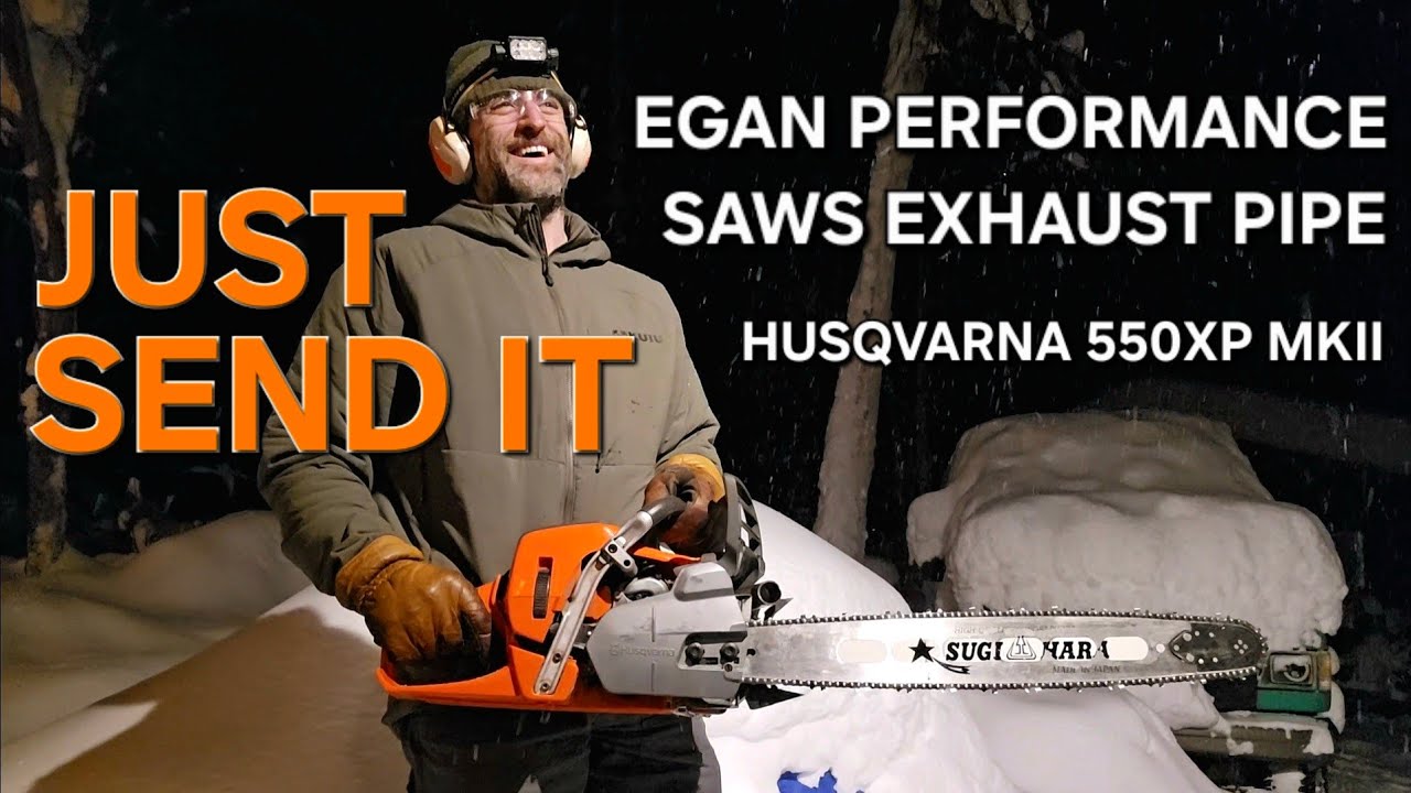 Egan Performance Pipe on Husqvarna 550xp mkII 