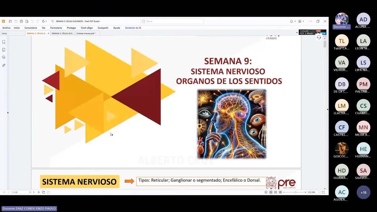 Biología - Semana 09 - Pre San Marcos Ciclo 2025-I (Nuevo Ciclo)