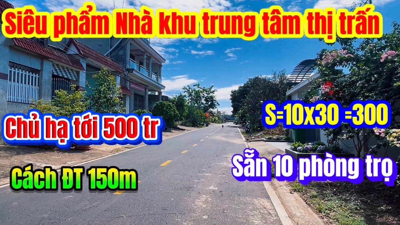 610🌹Siêu phẩm căn nhà trọ ngay trung tâm đô thị sẵn nguồn thu 10x30=300 có 10 phòng trọ 