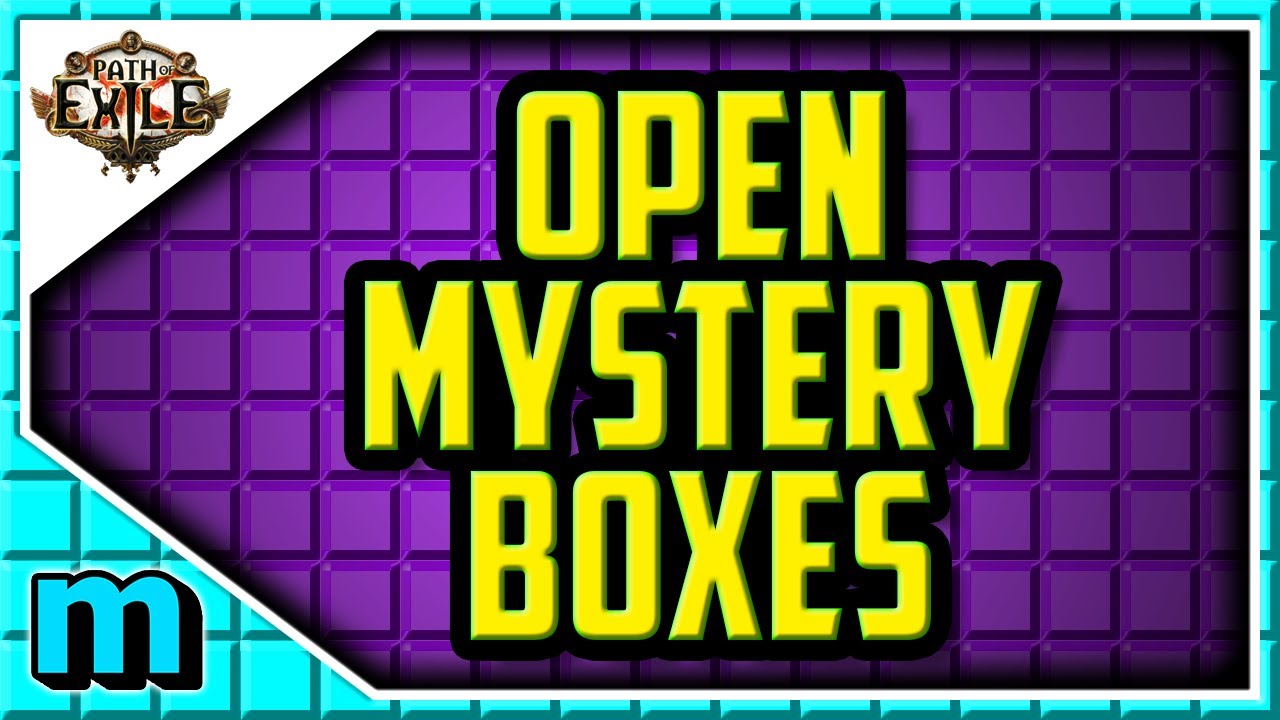 How To Open Mystery Boxes In Path of Exile (EASY) - Mystery Box Location POE