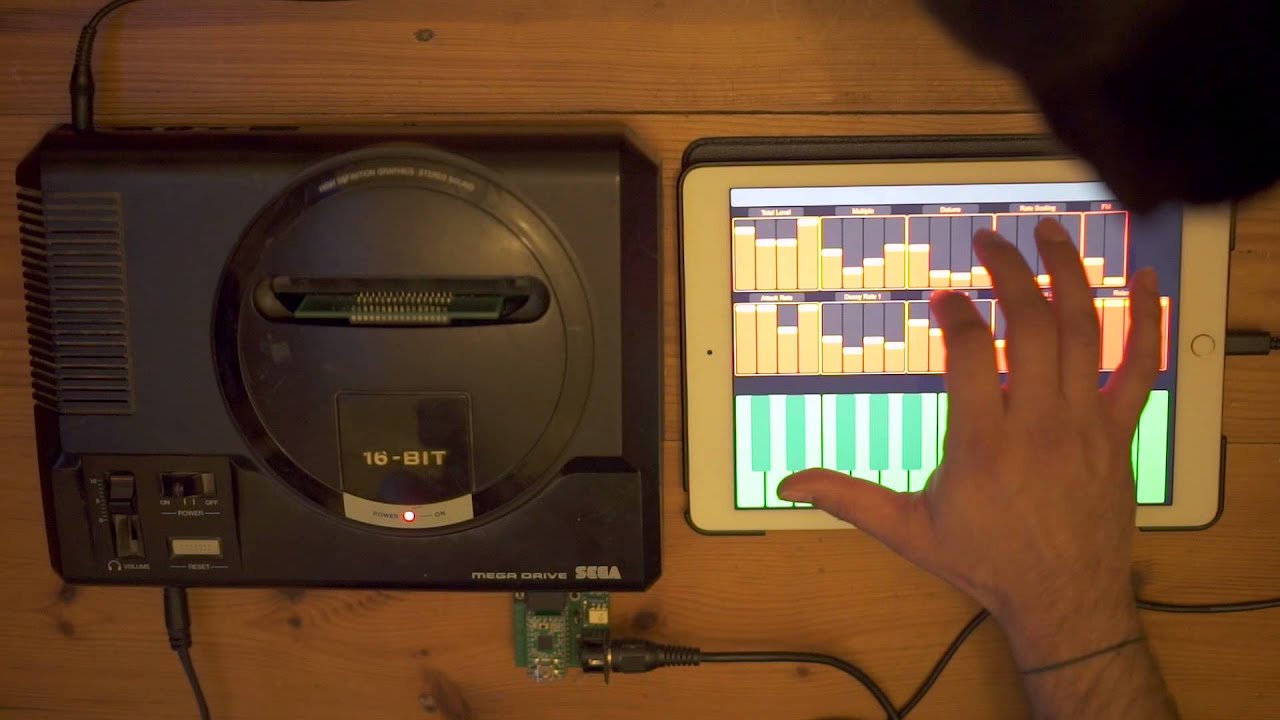 SEGA Mega Drive / Genesis Controlled via iPad!