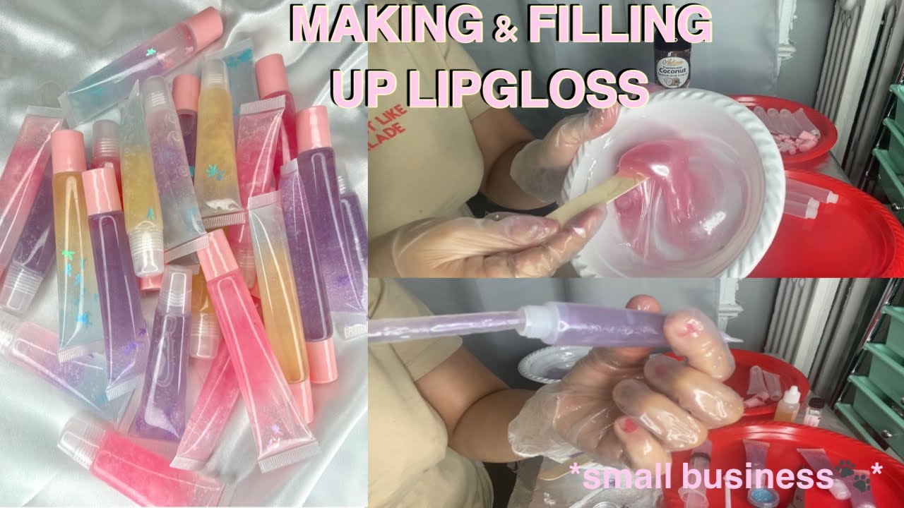 Making Lip Gloss for My Business | Small Business | Part 8