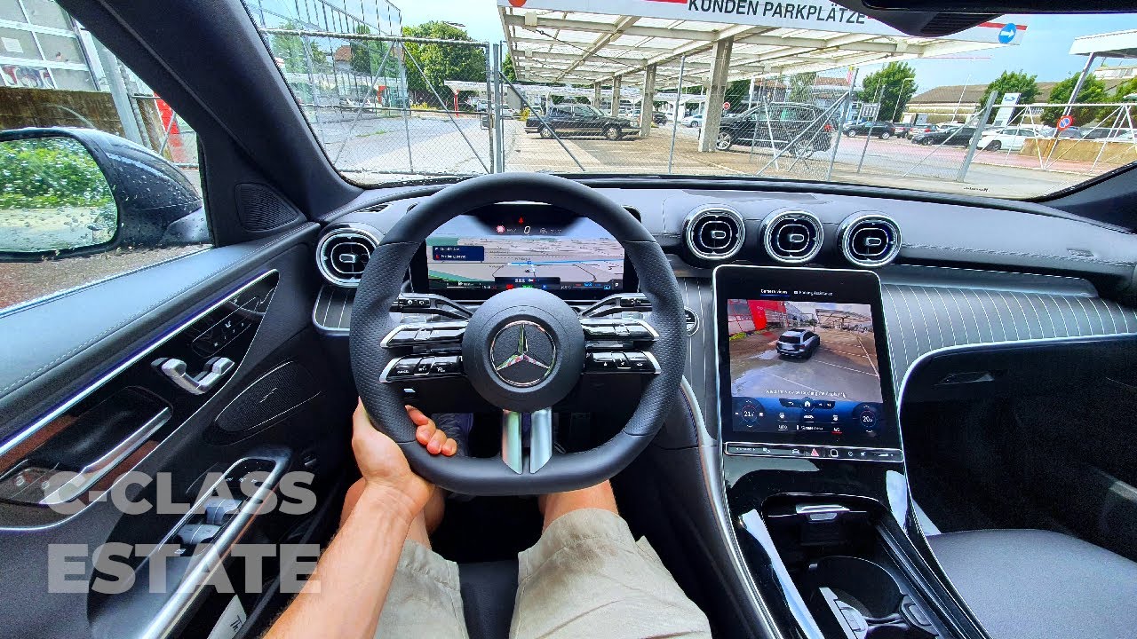 New Mercedes C-Class Estate AMG Line 2022 Test Drive POV ⭐⭐⭐⭐⭐