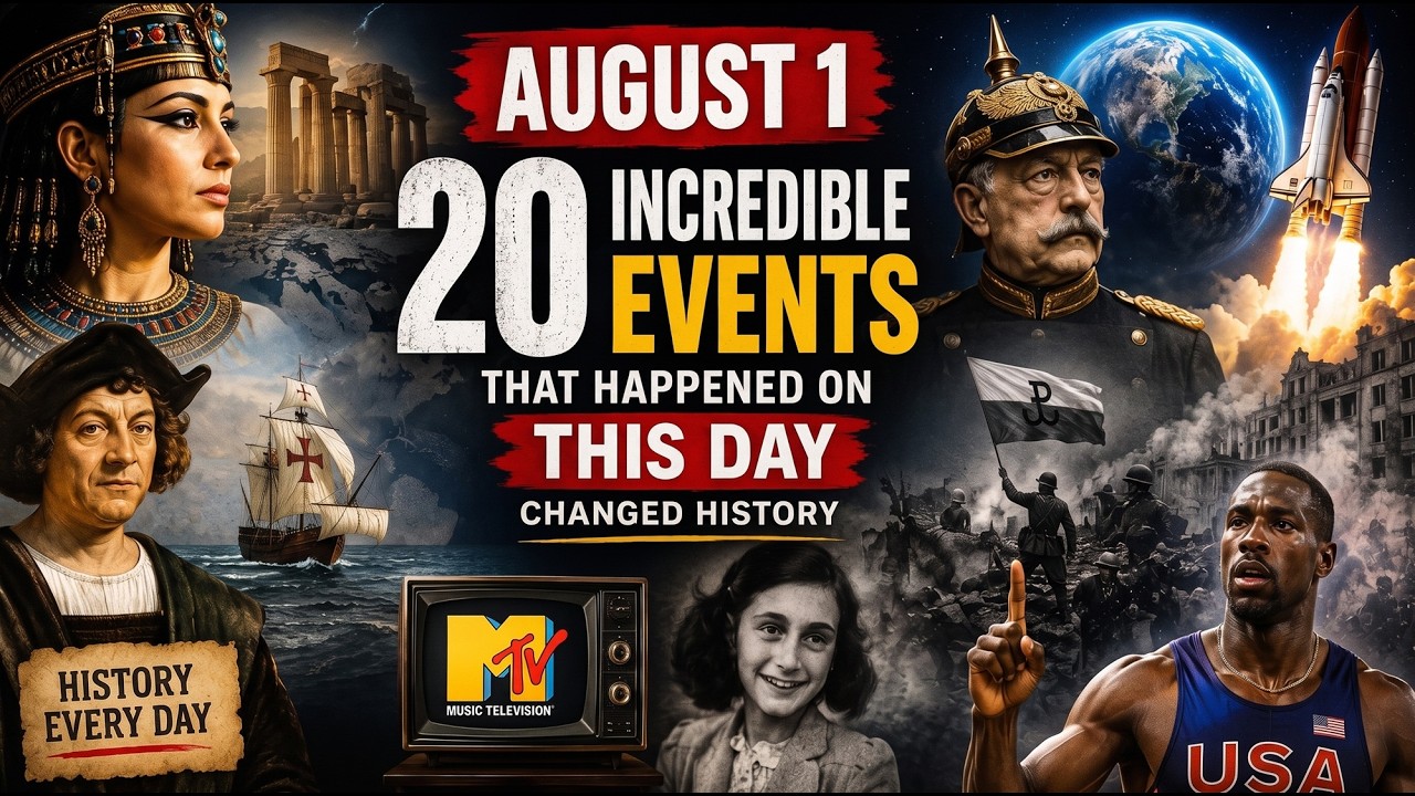August 1 in History: 20 Incredible Events That Changed the World