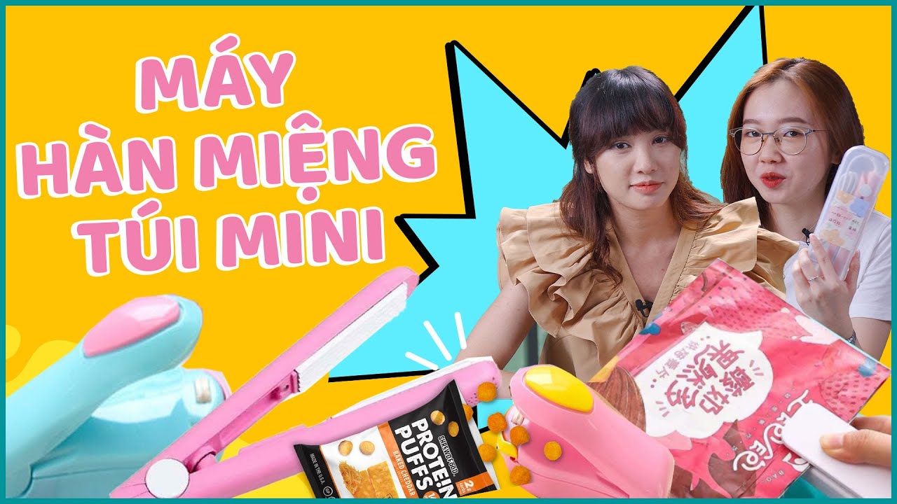 Kiểm chứng m&aacute;y h&agrave;n miệng t&uacute;i mini: Cứu c&aacute;nh mảnh đời kh&ocirc;ng ăn hết 1 g&oacute;i bimbim | EmCheck