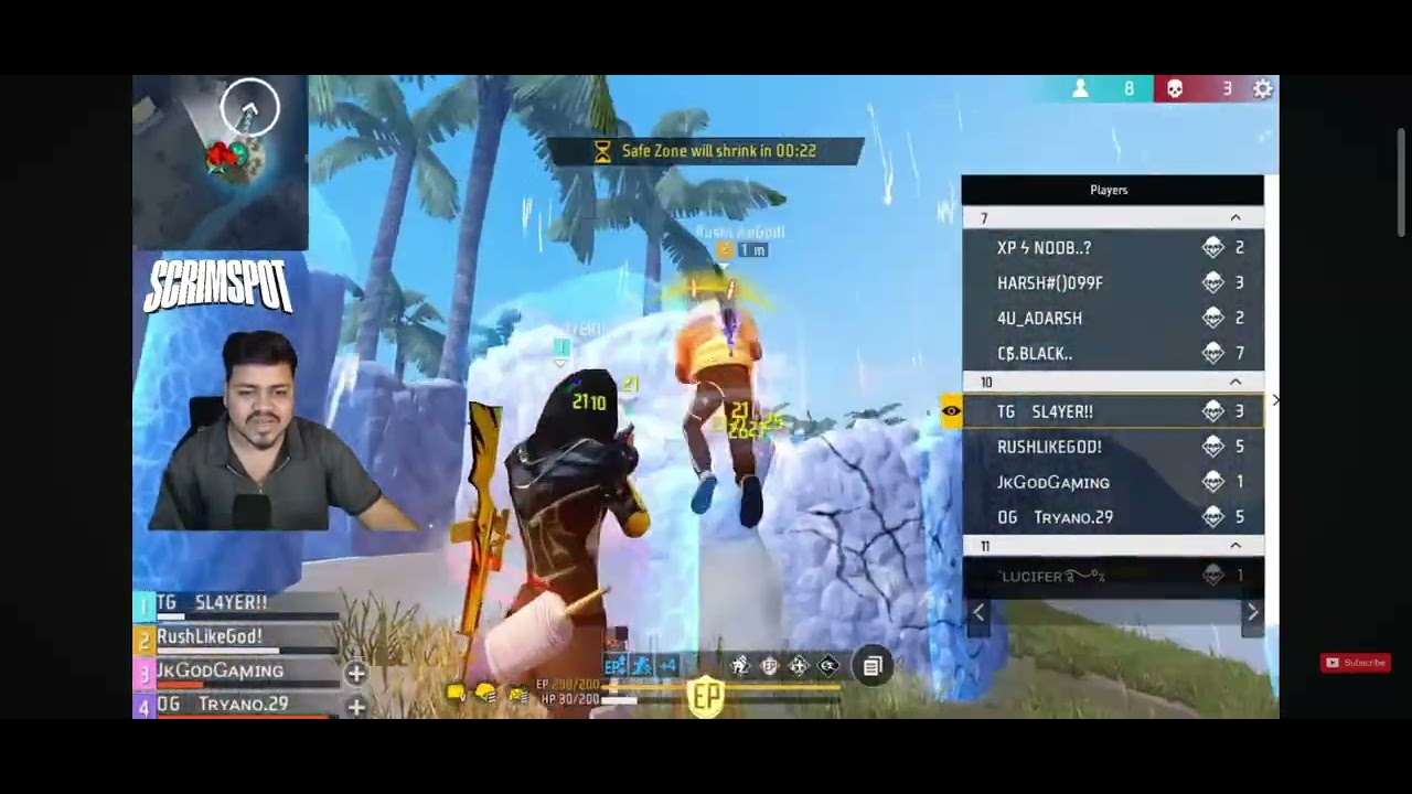 SL4YER THE KING 9PM FOR FFMIC UNSTOPPABLE..