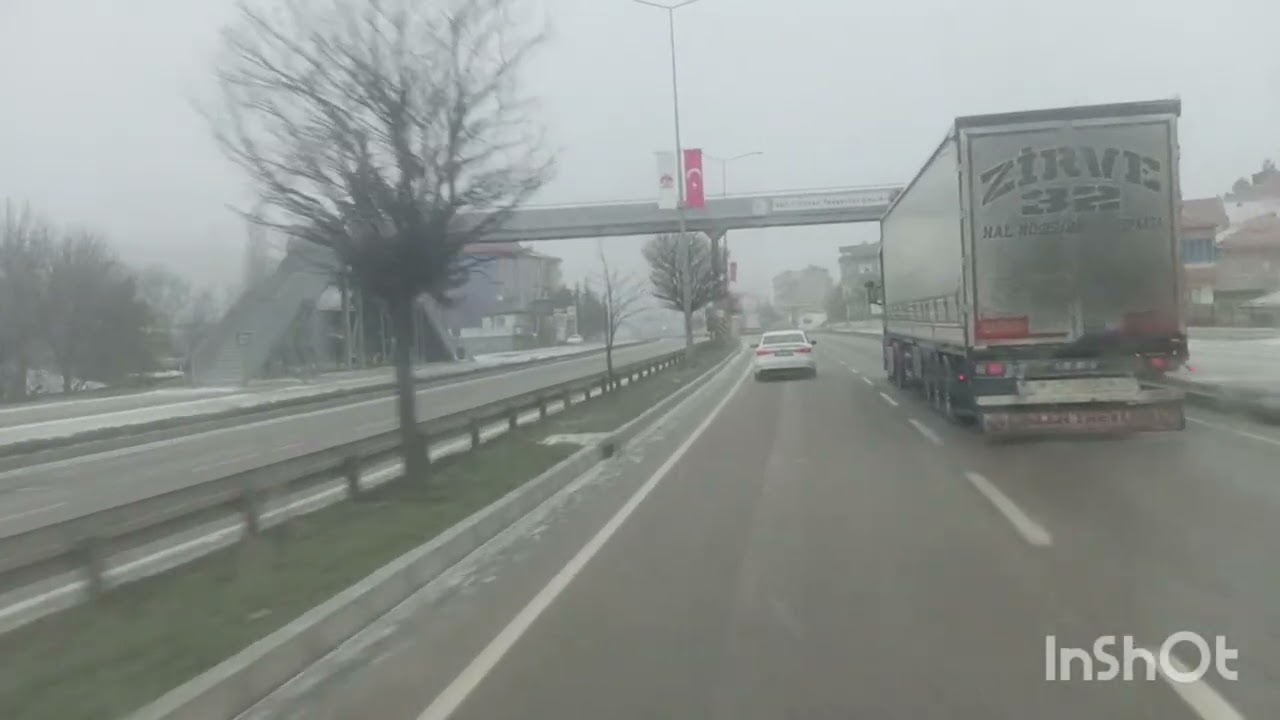 22 Ocak 2026 Çorum Samsun yol boyu