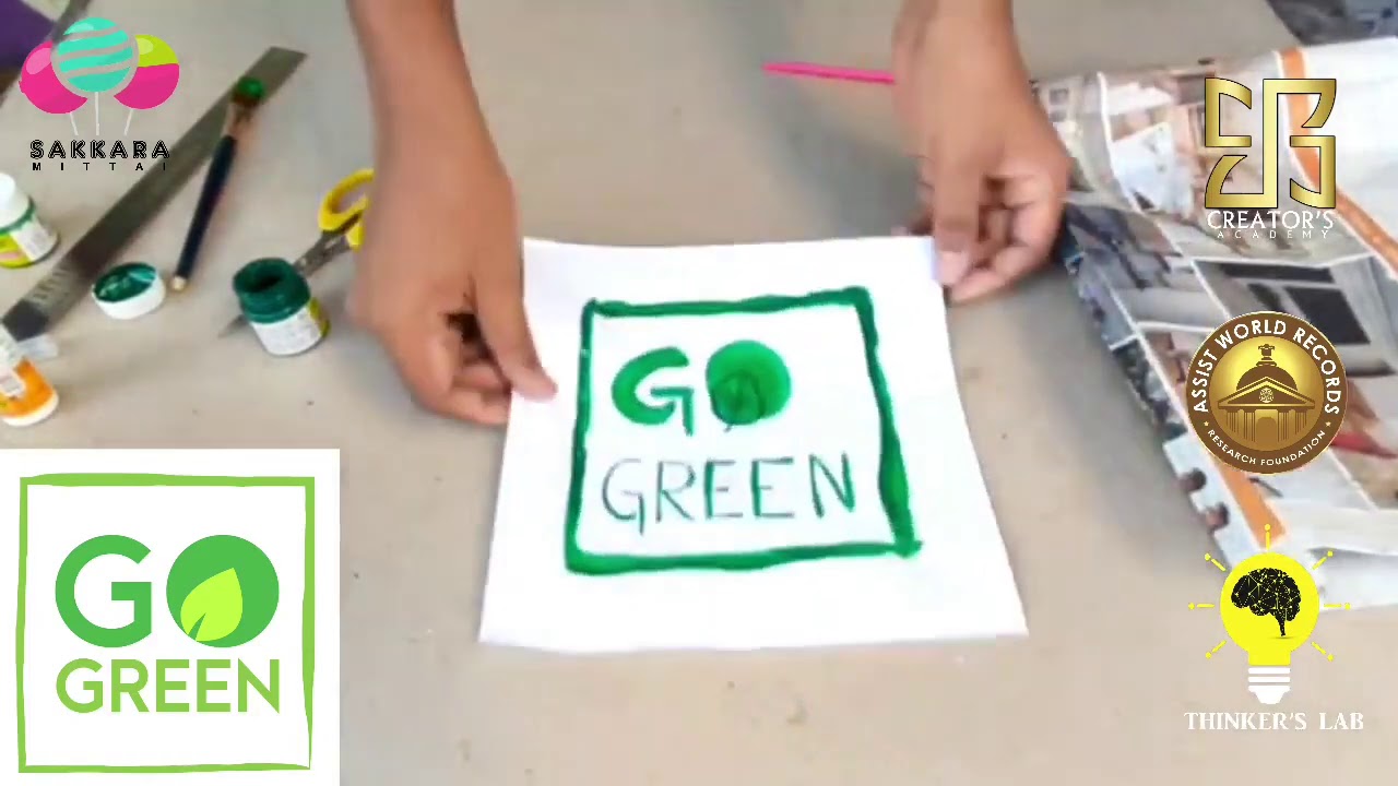 Paper bag from newspaper  Say no to plastic  Creator's Academy  Thinker's Lab  Sri's Micro Arts