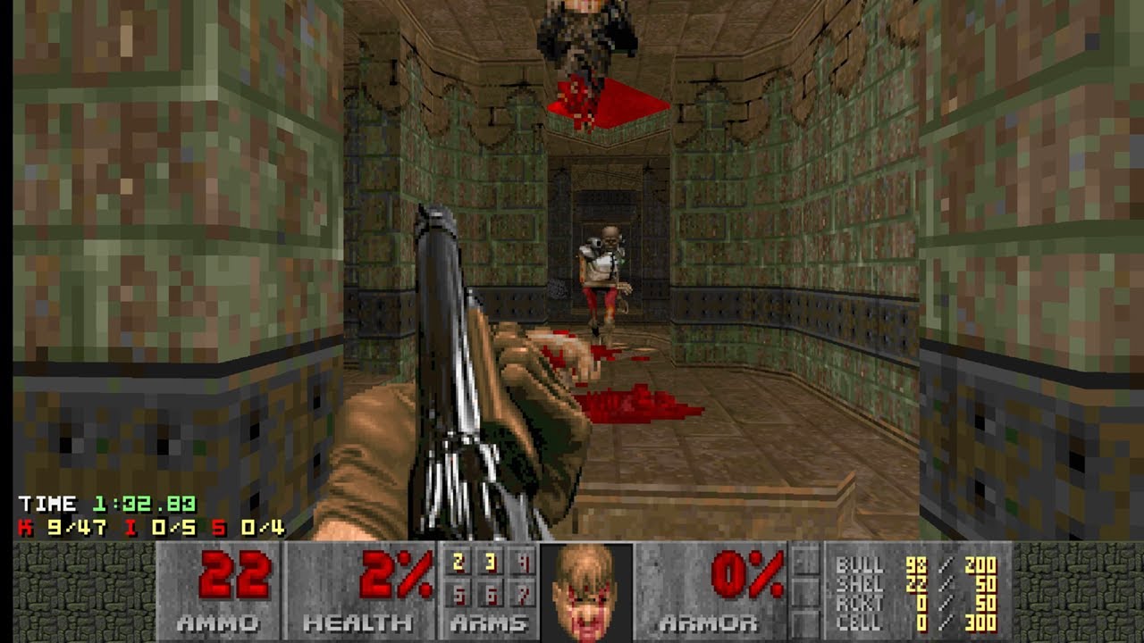 Doom 2 - Polish Community Project (Map 2: Szeol, co w dole): UV-Max (Map Author: bartekmil)