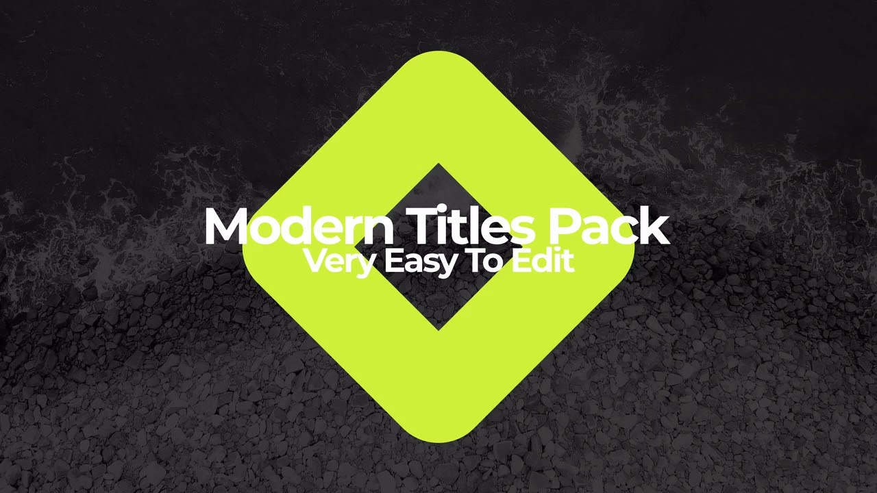Modern Titles Pack X | Motion Graphics Templates - Motion Array