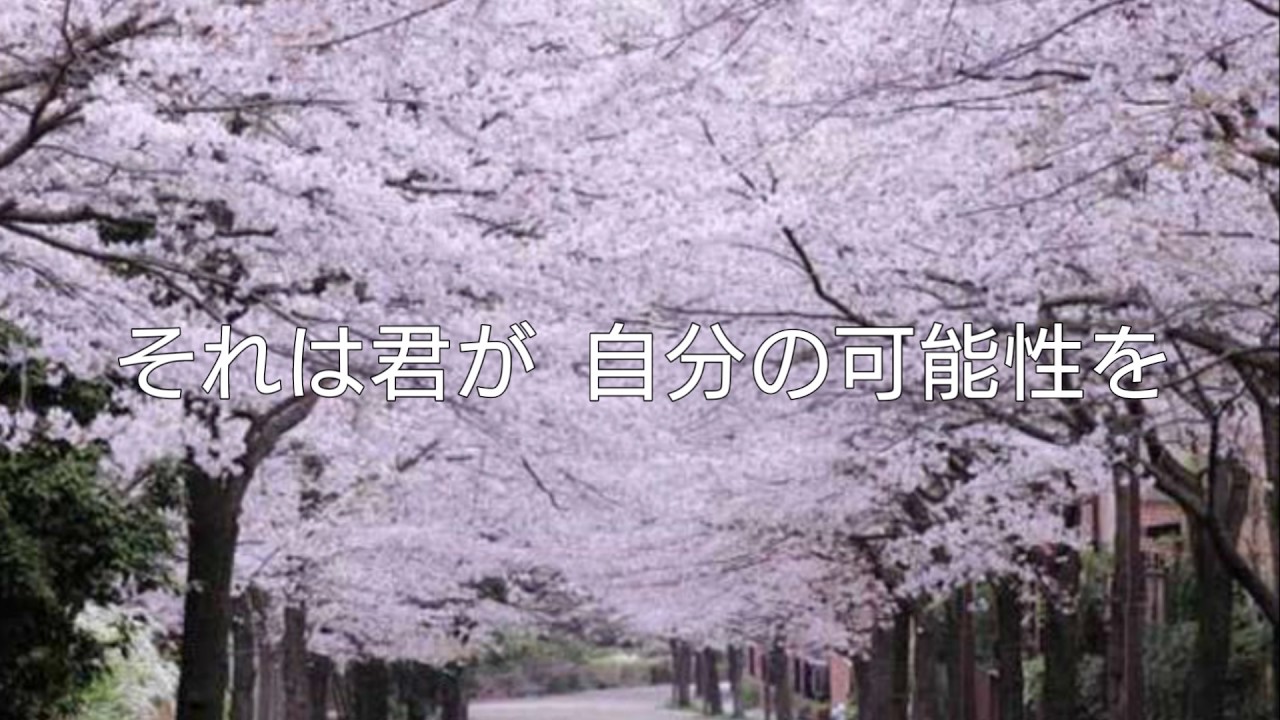 第84回 Nコン課題曲    君が君に歌う歌  （歌詞付き）
