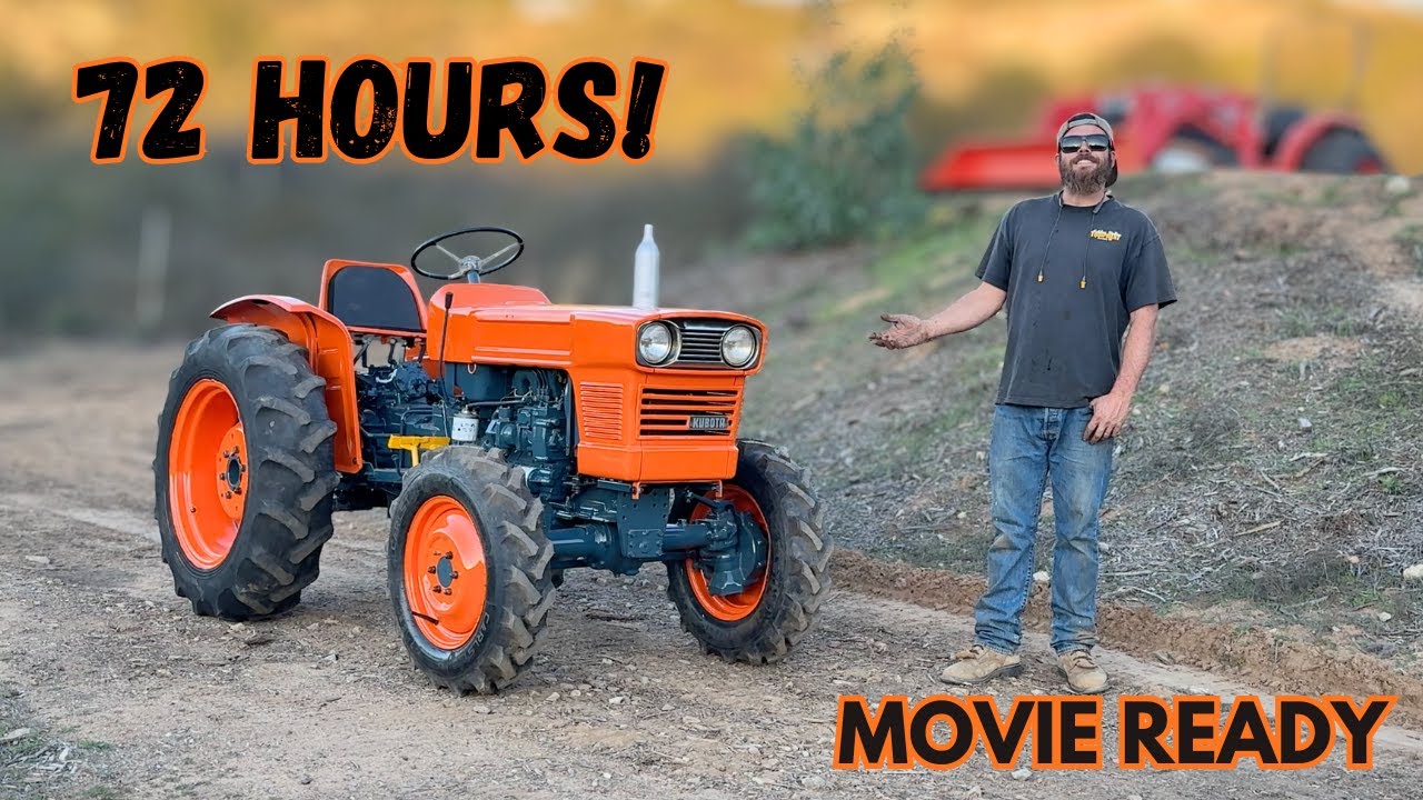 Kubota L245DT Restoration: Complete Tear-Down, Paint & Rebuild in 3 Days