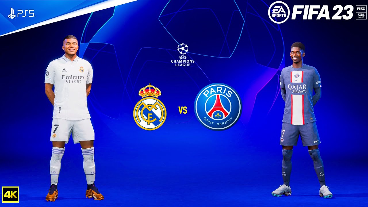 FIFA 23 - Real Madrid Vs PSG - UCL 23/24 | Ft. Bellingham, Oshimhen | PS5™ [4K60]