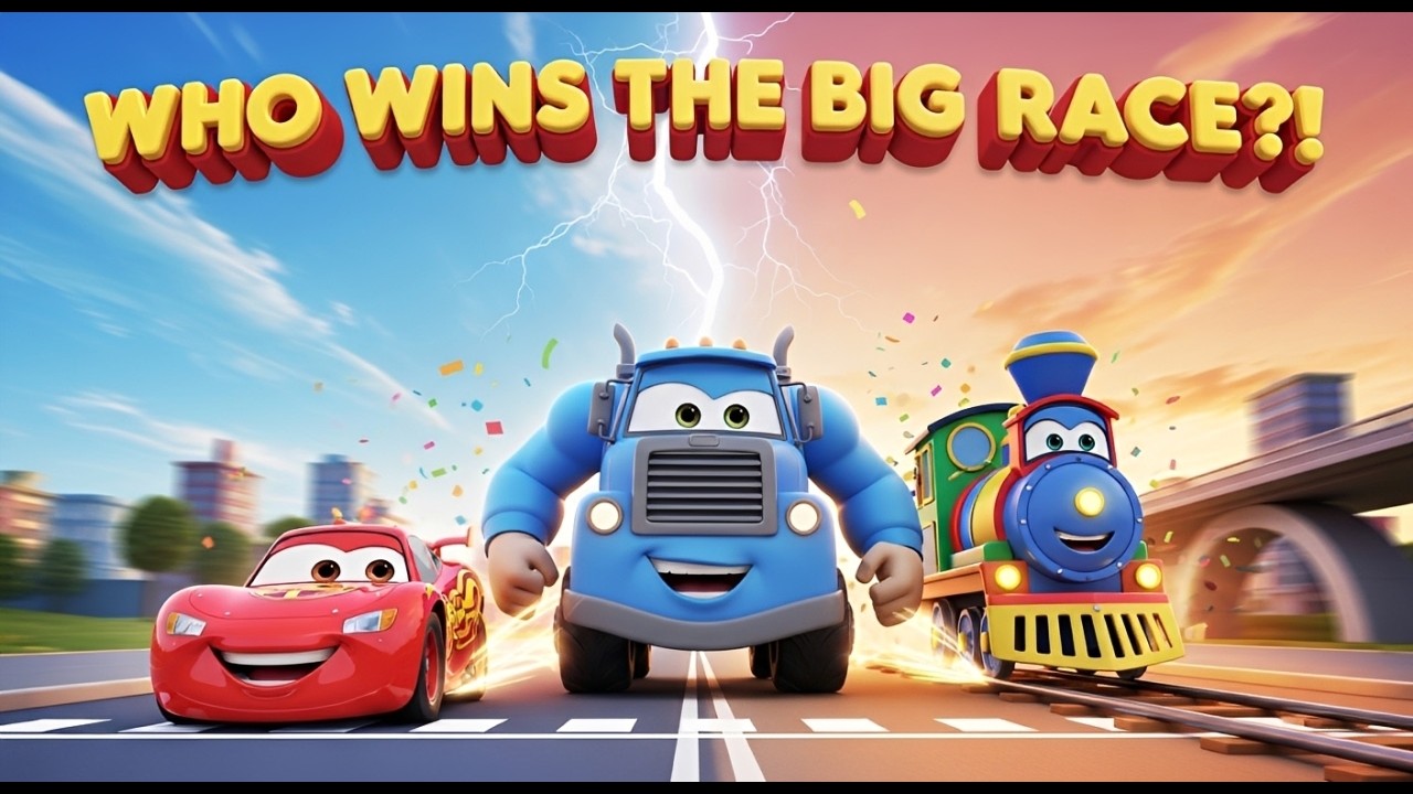 Cars, Trucks, Trains Song 🚗🚚🚆| #youtubekids  #rhymes #kidsentertainment  #cocomelon  #childrenssong