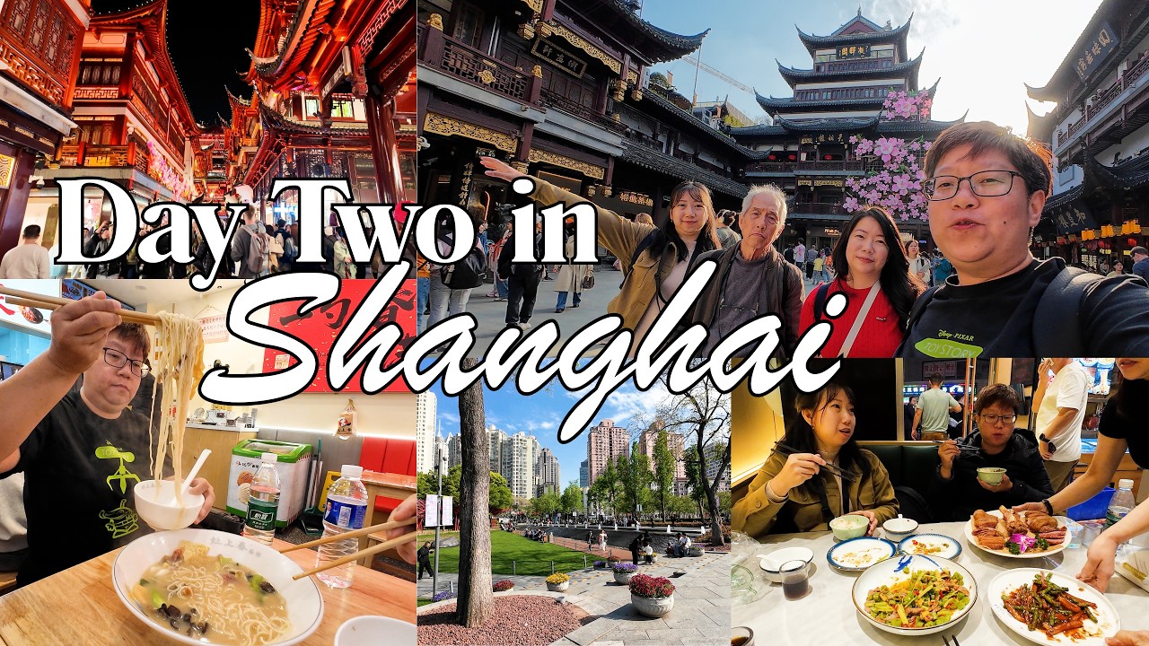 Shanghai Vlog - Street Food at Yuyuan Old Street, Awesome Shanghai Natural History Museum, Good Food