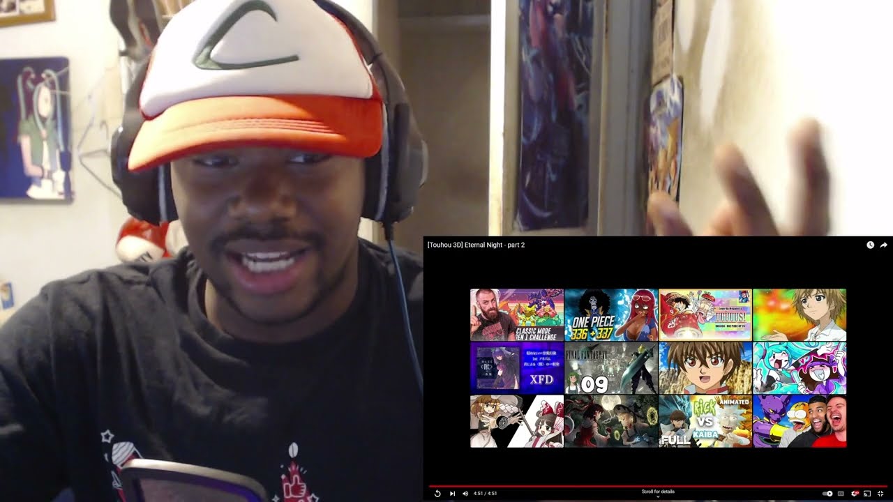 What the frack is happening!? Eternal Night Pt.2! By MinusT (Touhou Reaction)