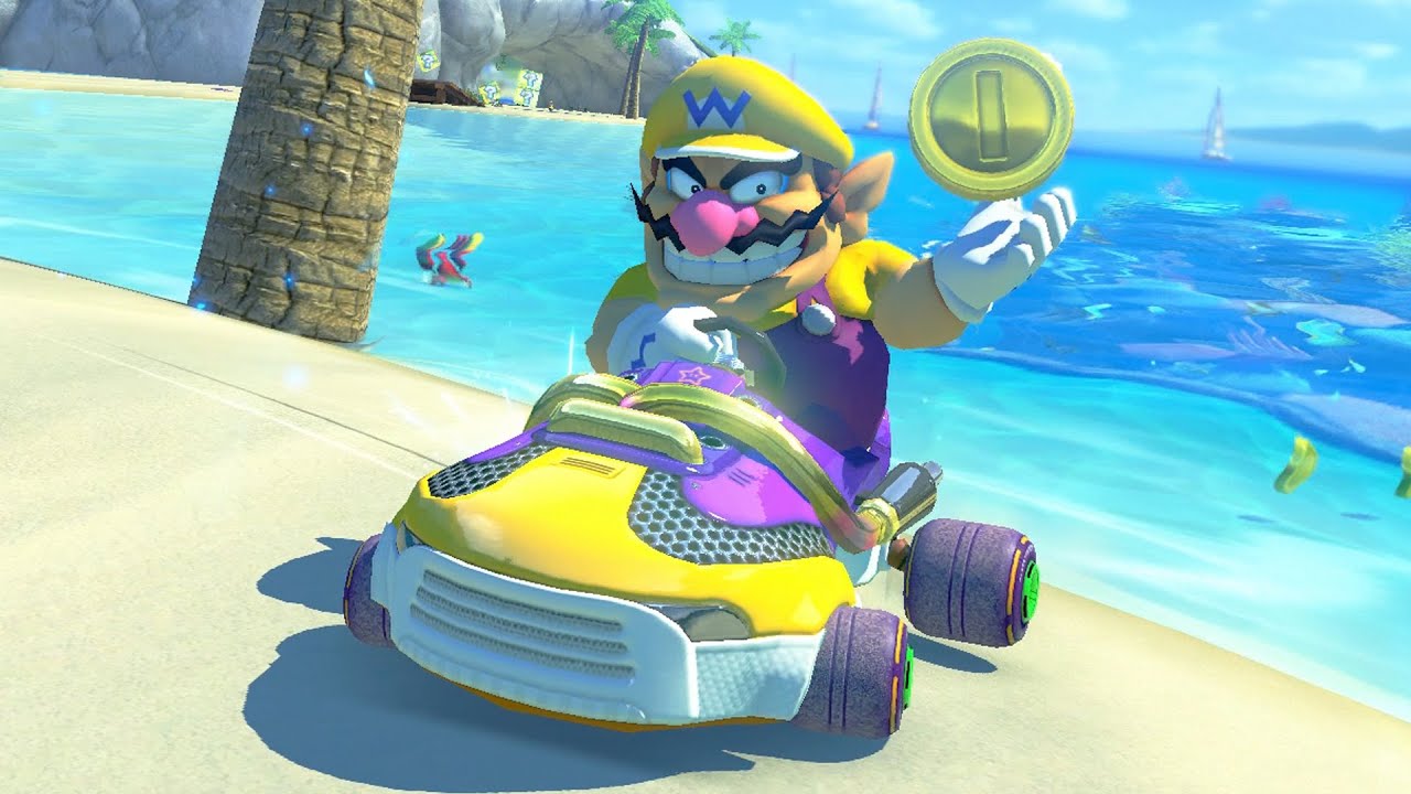 Mario Kart 8 - 100cc Shell Cup (Wario Gameplay)