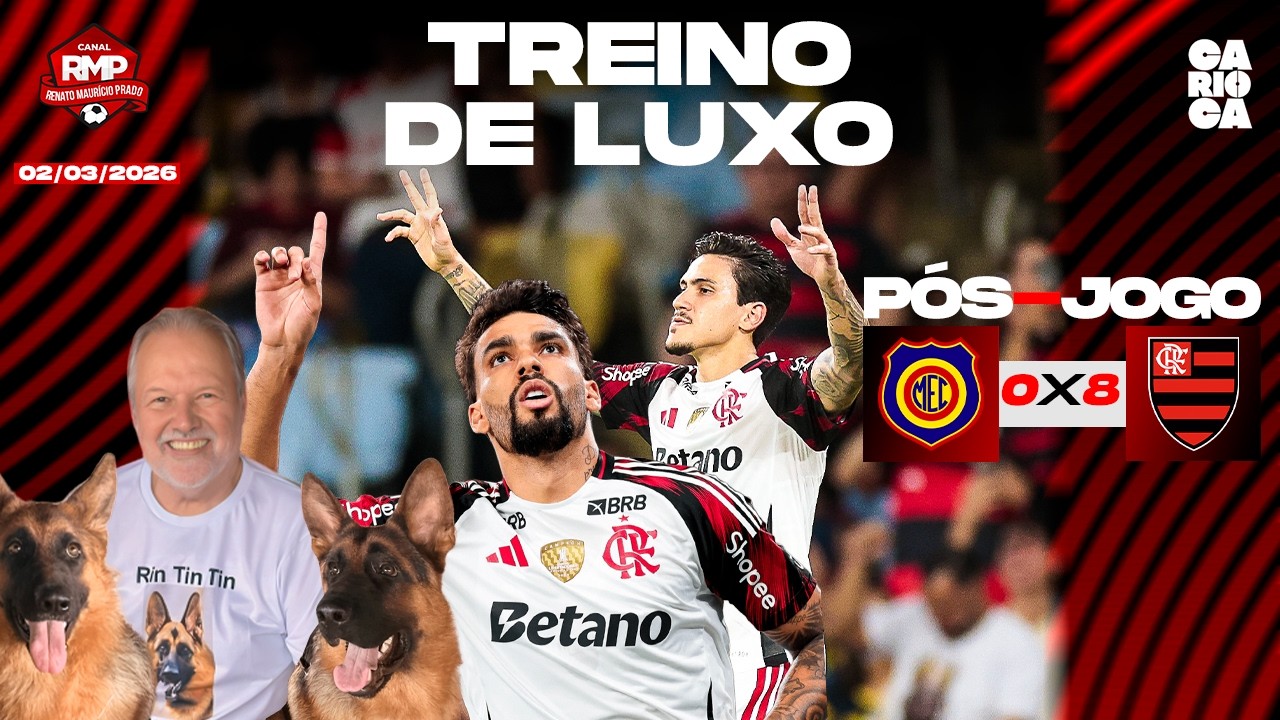 FLAMENGO GOLEIA EM NOITE DE PAQUETÁ E PEDRO