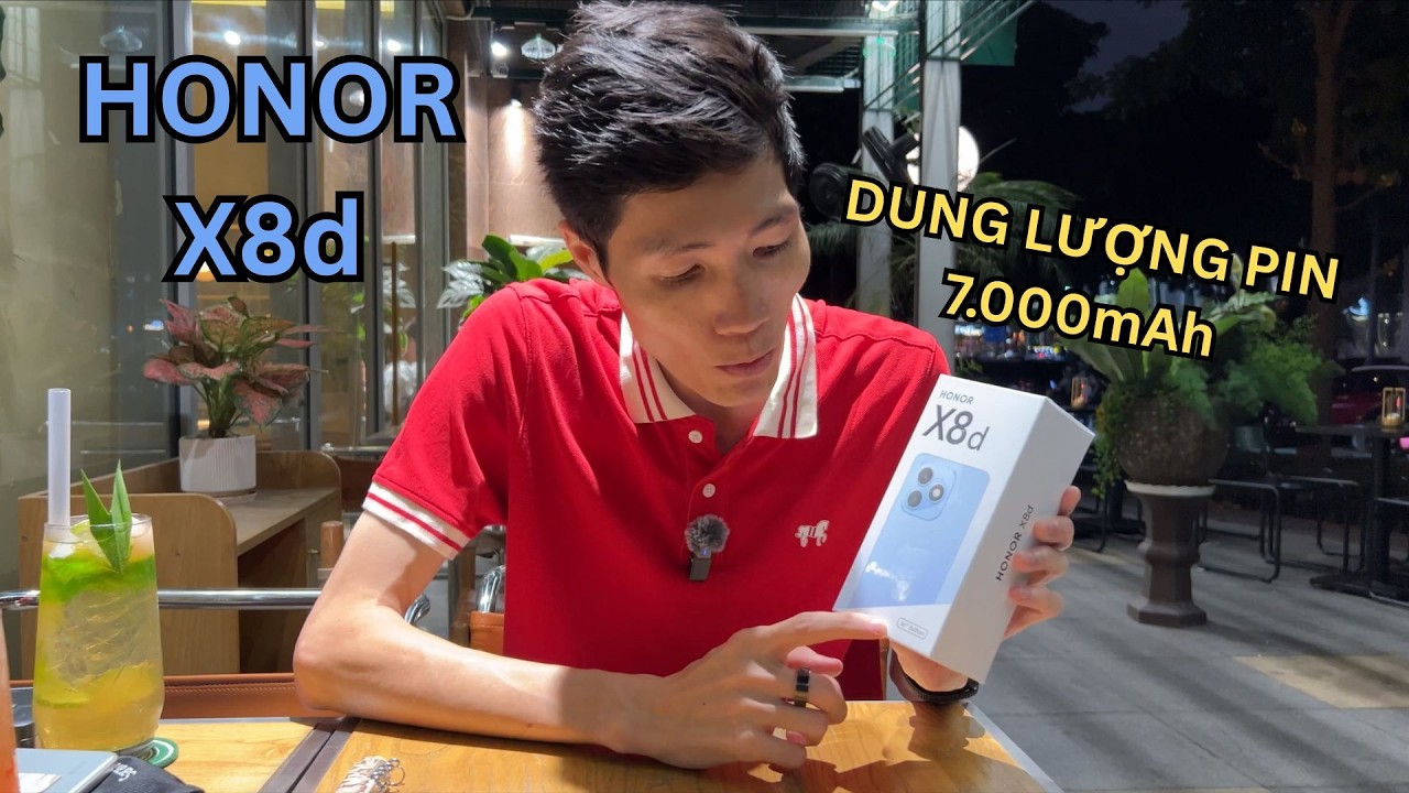 Khui hộp HONOR X8d chính hãng: Pin 7.000mAh, mỏng nhẹ, chống sốc 2 mét
