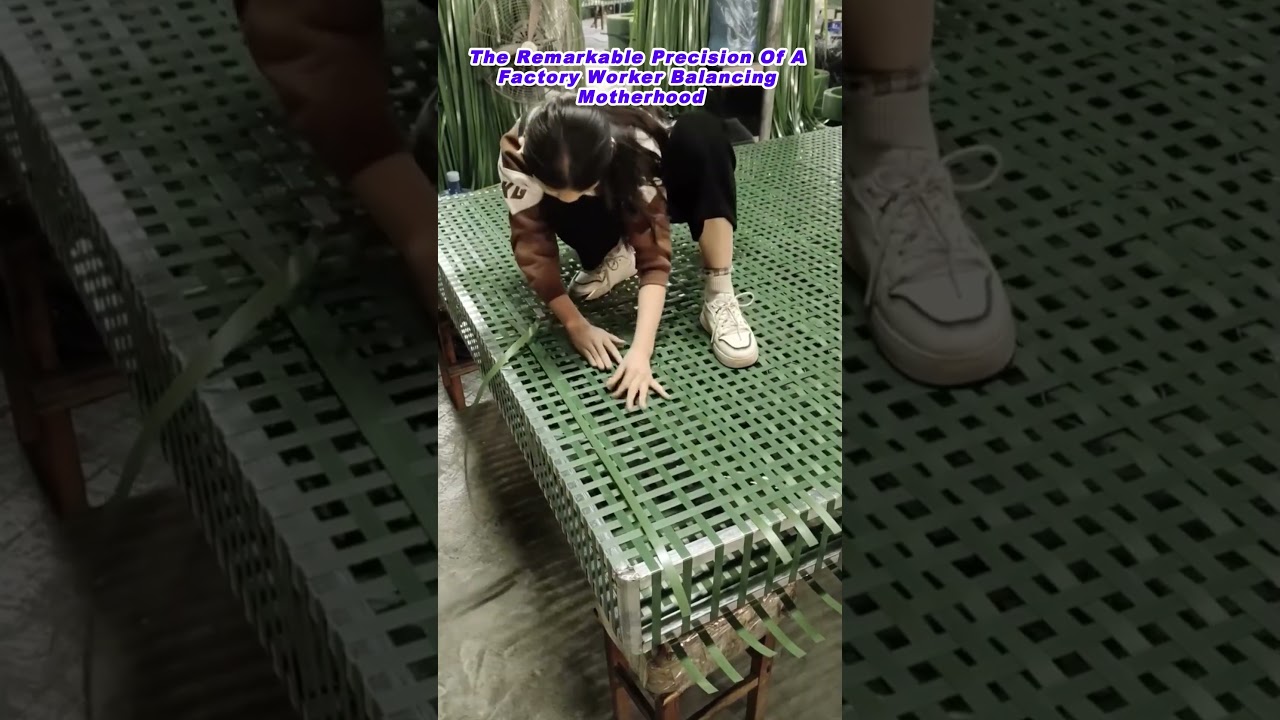 The Remarkable Precision Of A Factory Worker Balancing Motherhood