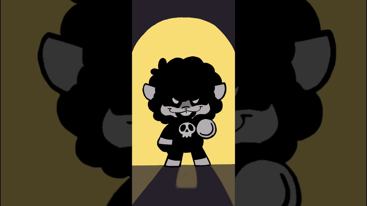 Behold the Town Goth has left her house ( Smiling critters and Nightmare critters animation )